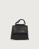 Orciani Charm Mini Sveva Soft in pelle Pelle martellata NERO