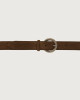 Orciani Cintura classica Peach in suede 3 cm Pelle scamosciata COCOA