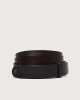 Orciani Cintura Nobuckle Bull Soft in cuoio inciso Cuoio T.MORO