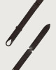 Orciani Cintura Nobuckle Bull Soft in cuoio inciso Cuoio T.MORO