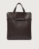 Orciani Borsa shopper NoBuckle Alba in pelle T.MORO