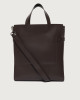 Orciani Borsa shopper NoBuckle Alba in pelle T.MORO