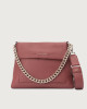 Orciani Borsa a spalla Missy Soft in pelle con catena e tracolla Pelle martellata AMARENA