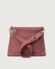 Orciani Borsa a spalla Missy Soft in pelle con catena e tracolla Pelle martellata AMARENA