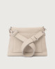 Orciani Borsa a spalla Missy Soft in pelle con catena e tracolla Pelle martellata ARGILLA