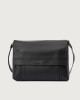 Orciani Borsa messenger Micron in pelle martellata Pelle martellata NERO