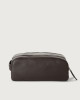 Orciani Beauty case Micron in pelle Pelle martellata EBANO