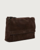 Orciani Borsa messenger Peach in suede Pelle scamosciata TESTA DI MORO