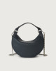 Orciani Mini Bag Dumpling Soft in pelle con tracolla Pelle martellata NAVY