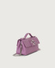 Orciani Mini bag Basset Soft in pelle con tracolla Pelle martellata GLICINE