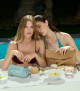 Orciani Borsa Venus Clutch Soft a mano in pelle martellata Pelle martellata BISCOTTO