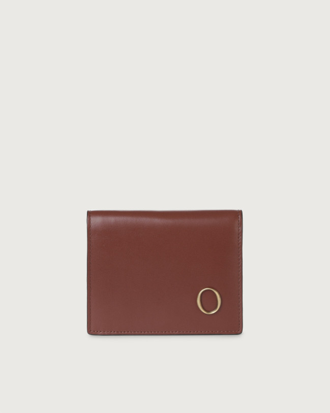 ORCIANI | Liberty small leather wallet with zip with card