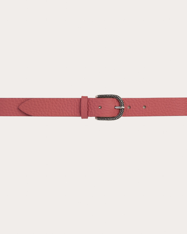 Soft leather belt