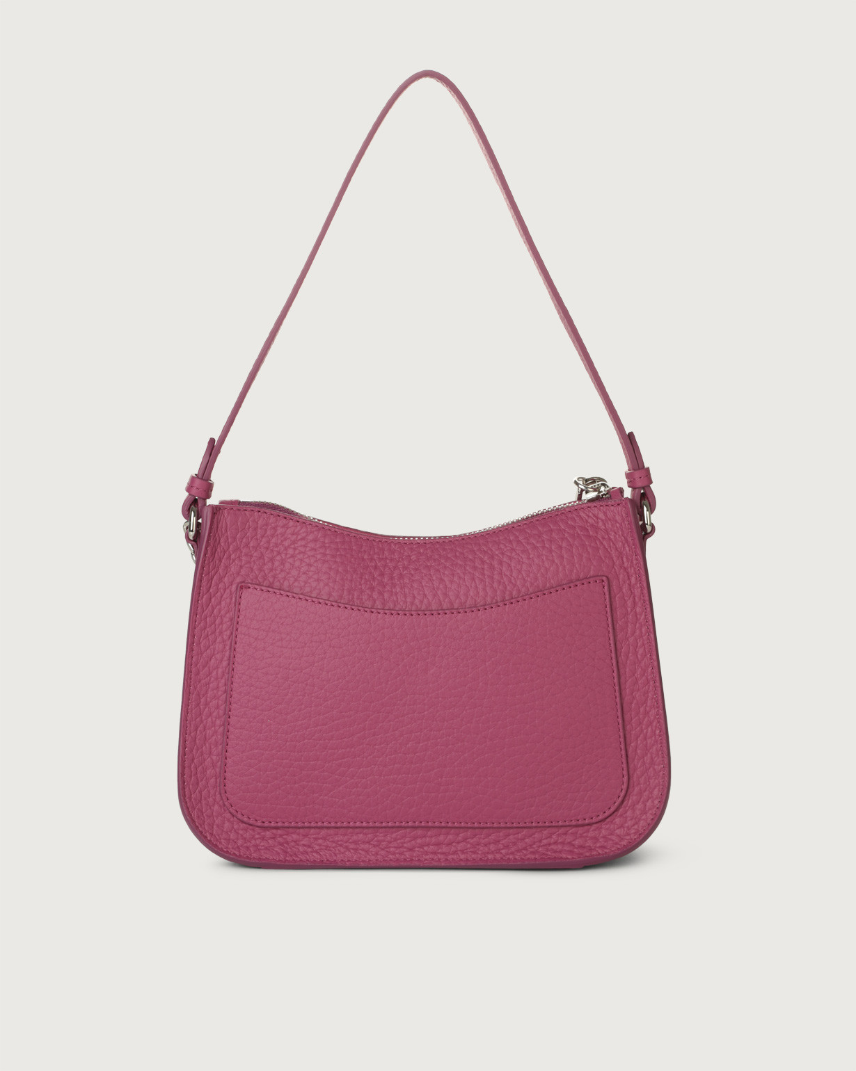 ORCIANI Moon Soft leather mini bag. color Magenta