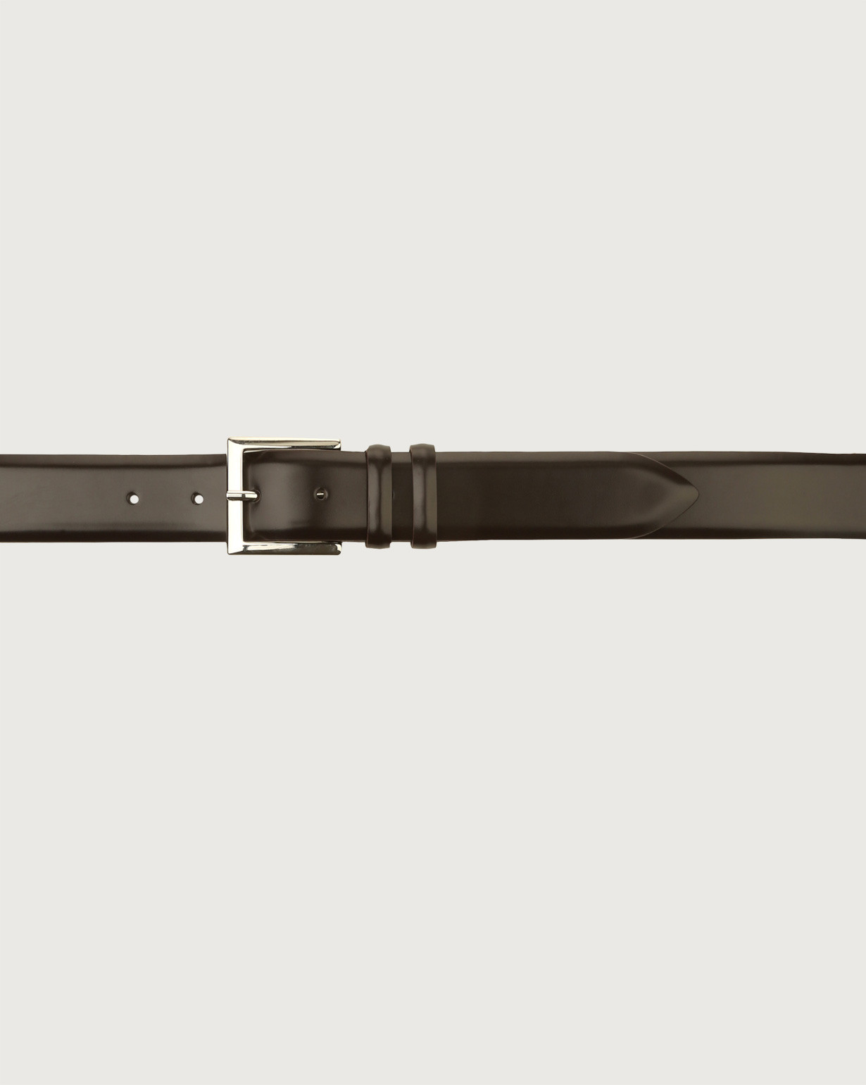 ORCIANI | Calf classic leather belt 3 cm. color Chocolate