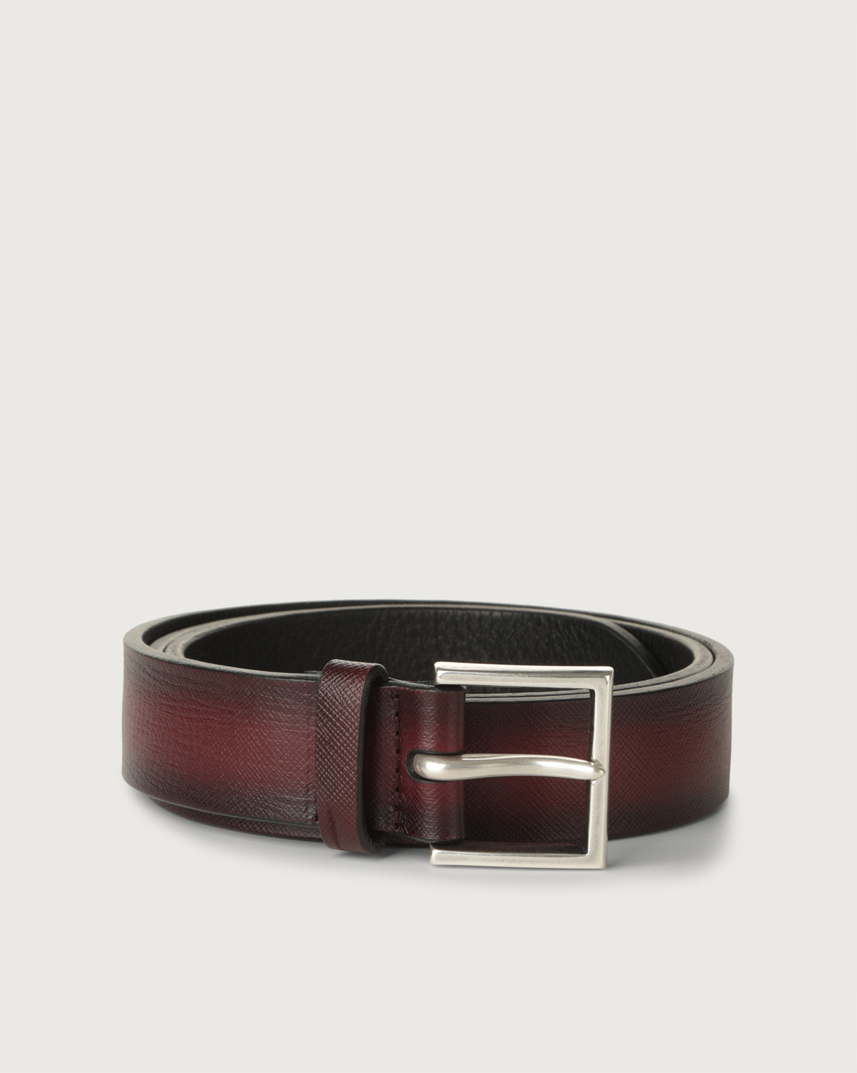Saffiano leather sale belt