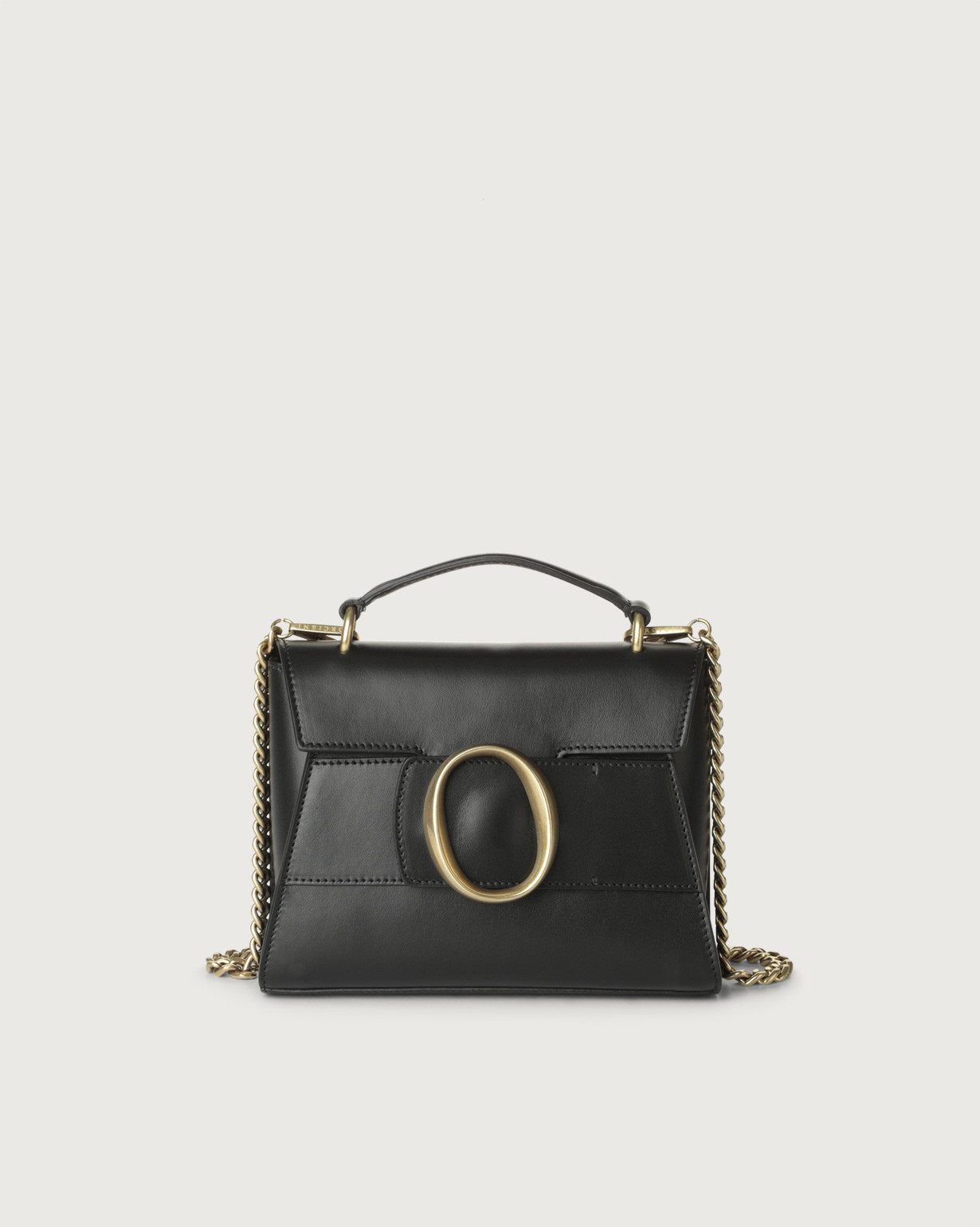 Ofelia Liberty leather mini bag with strap