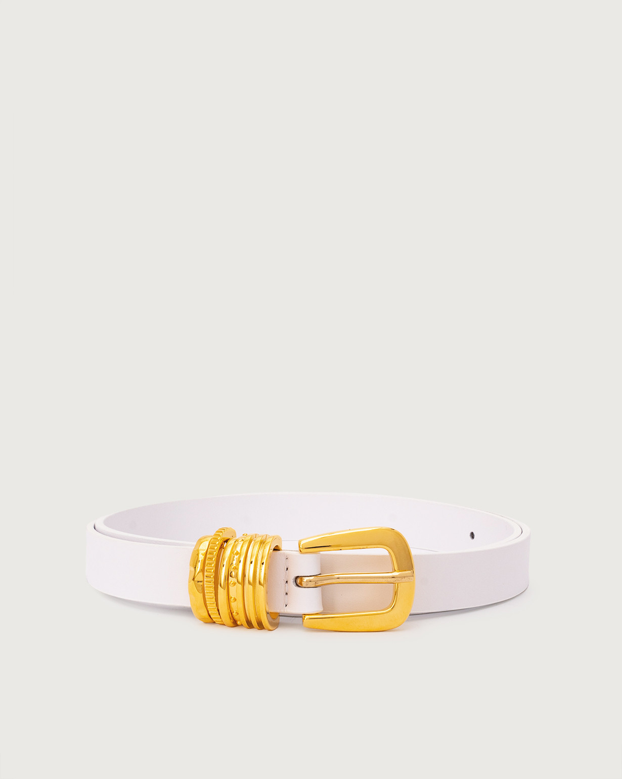 ベルト ORCIANI Woman Belt White D10383SOF BIA Orciani High Soft Ivory Belt | italist