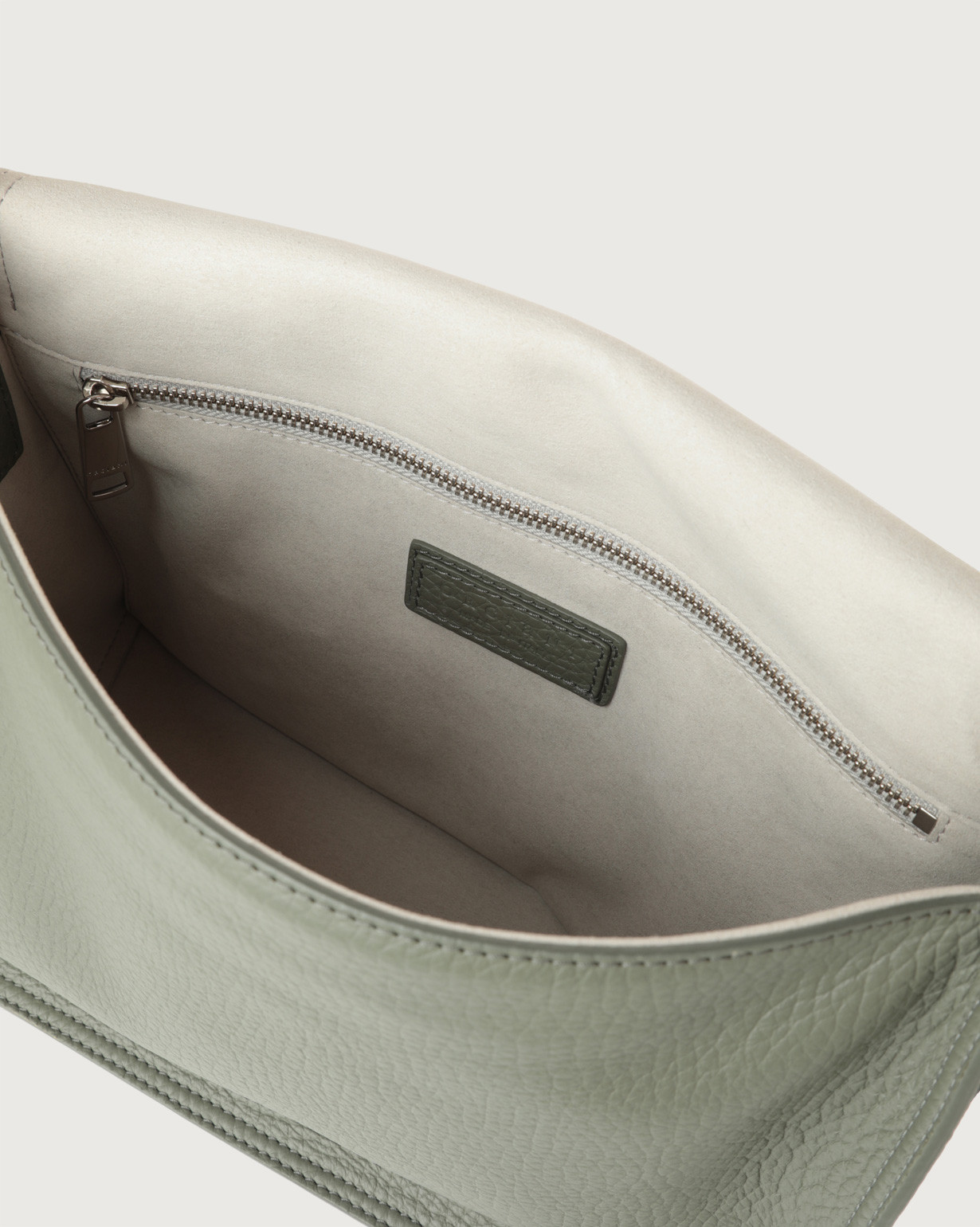 ORCIANI Pillow Soft leather shoulder and crossbody bag color Green