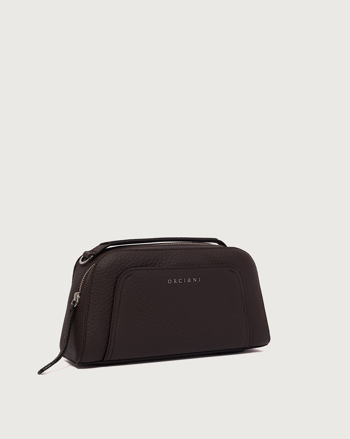 ORCIANI | The Address 26 Soft leather handbag. color Chocolate