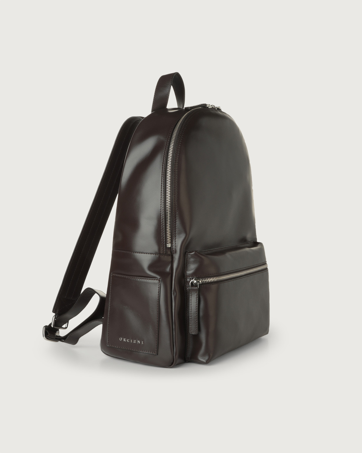 ORCIANI | Liberty leather backpack. color Chocolate