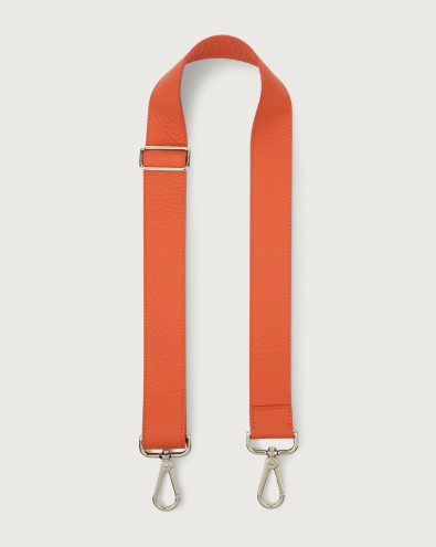 Soft adjustable leather strap