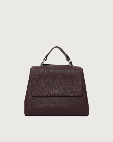 Sveva Soft Small leather handbag with shoulder strap
