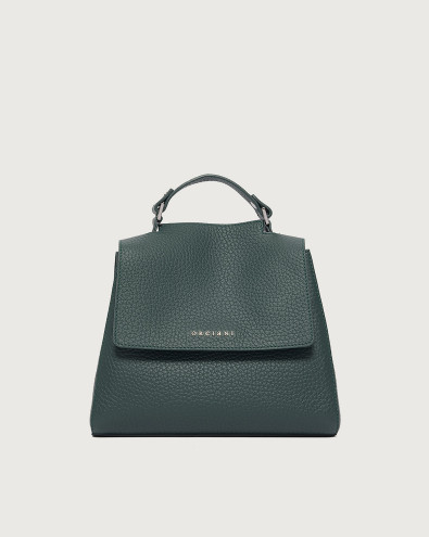 Sveva Soft Small leather handbag with shoulder strap