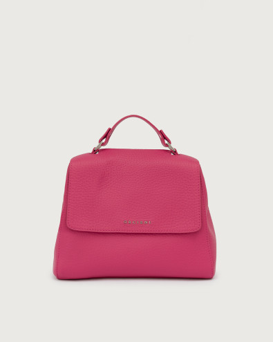 Sveva Soft Small leather handbag with shoulder strap