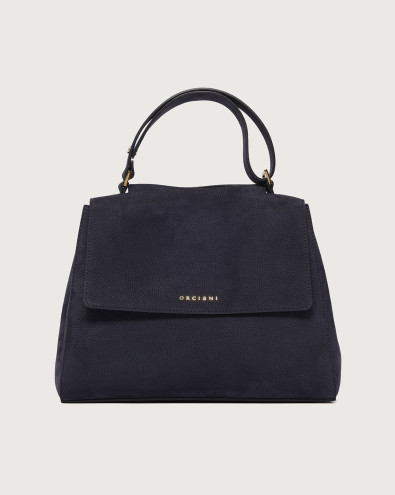 Sveva Nabucco medium nubuck leather shoulder bag