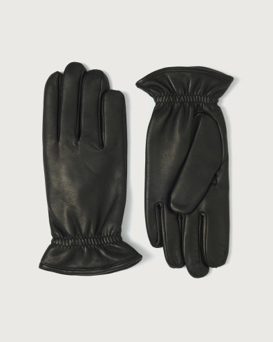 Nappa Flake leather gloves
