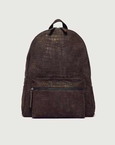 Laio Cocco Nabuk nubuck leather backpack