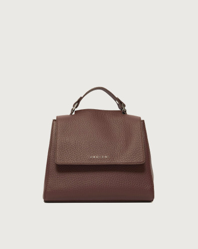 Sveva Soft Small leather handbag with shoulder strap