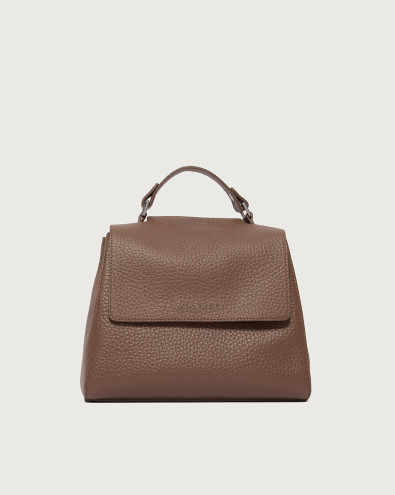 Sveva Soft Small leather handbag with shoulder strap