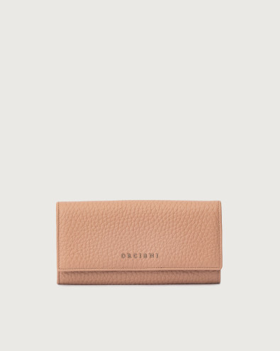 Soft leather wallet with RFID protection