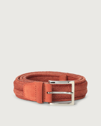 Rope Elast stretch linen belt 3,5 cm