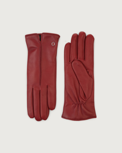 Nappa Flake leather gloves