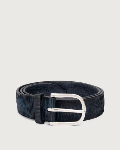 Blade leather belt 3,5 cm