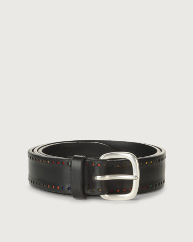 Bull Point leather belt