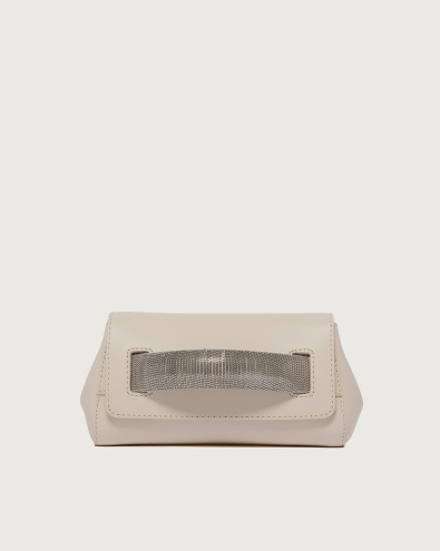 Gossip Alba Chain leather clutch bag