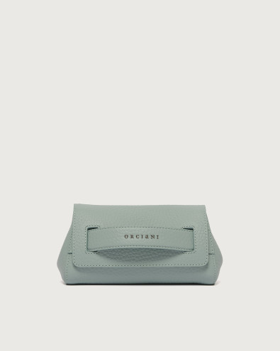 Gossip Soft grained leather clutch bag