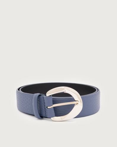 Soft grained leather classic belt 3,5 cm