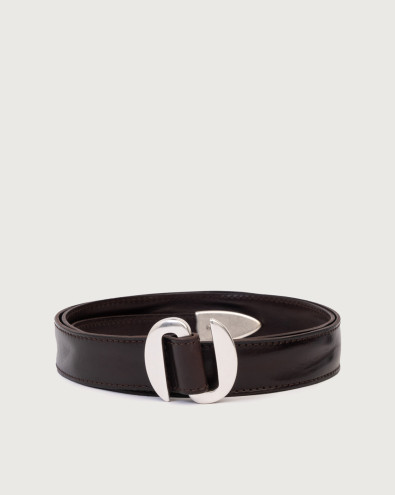 Bull Soft long tip leather belt 3 cm