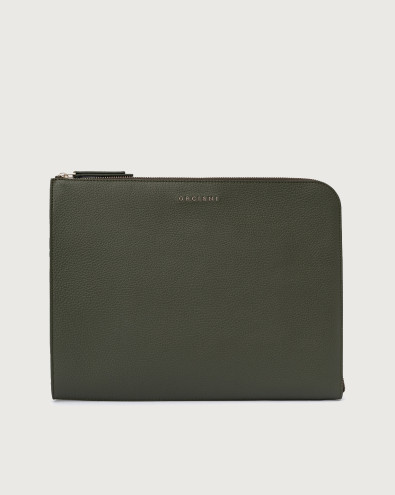 Micron slim leather document holder