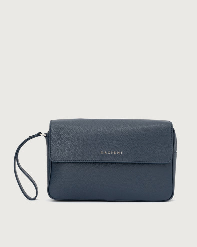 Micron dollar leather pouch