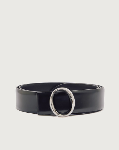 ORCIANI | Calf classic leather belt 3 cm. color Black