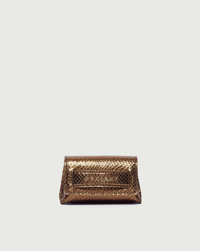 Mini Gossip Bling leather bag charm