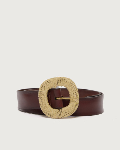 Bull Zanzibar leather belt 3,5 cm