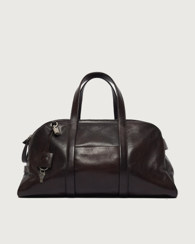 Off Duty Lagoon Midi leather duffle bag