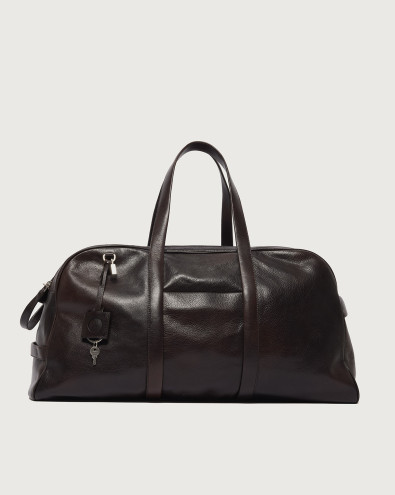 Off Duty Lagoon Large leather duffle bag